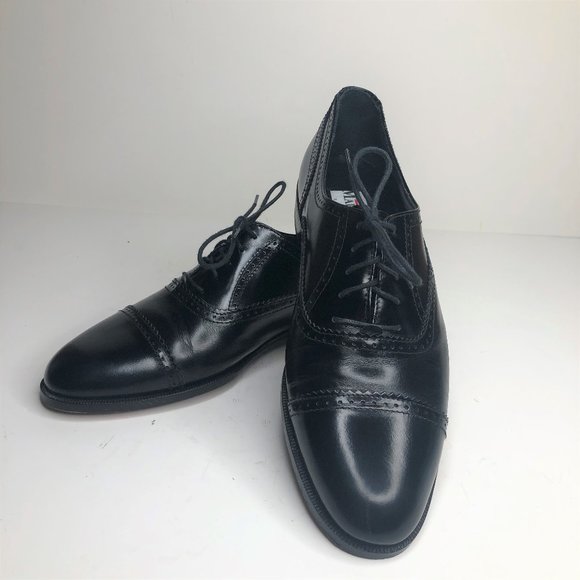 Mario Bruni Black Capped Oxfords Hand Made main image 9